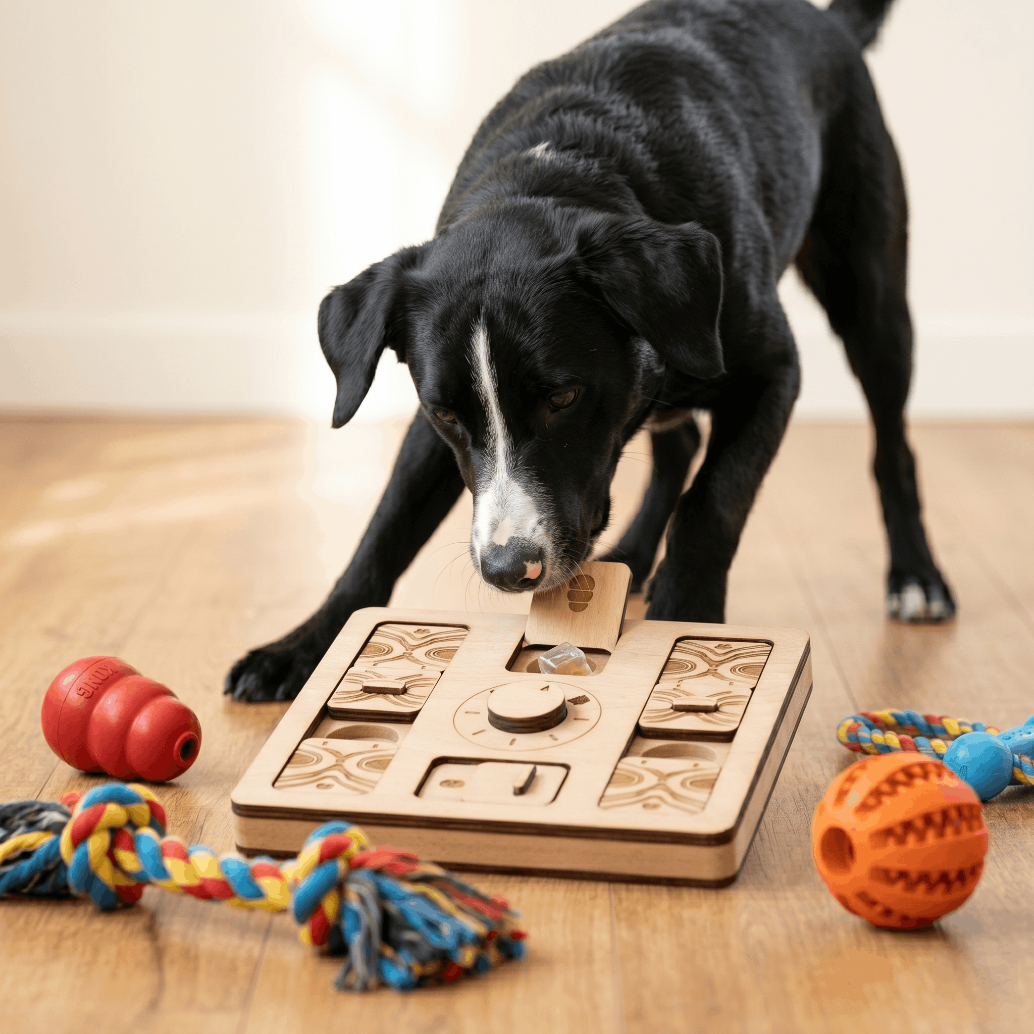 Hunde-Intelligenzspielzeug: Robustes Beschäftigungsspielzeug zur mentalen Auslastung